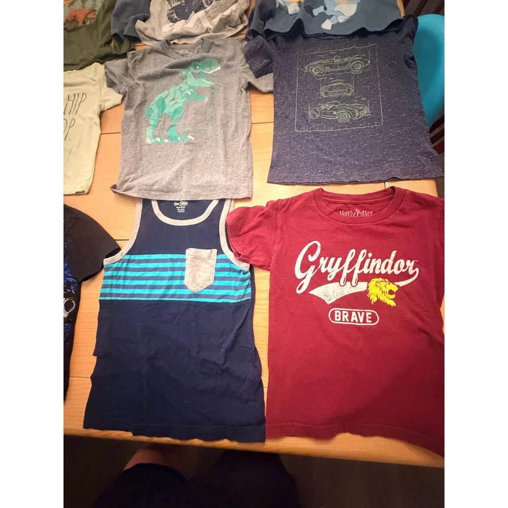 Mixed Brand Graphic T Shirt Hoodie Lot Boys Size 5-6 Casual Indie Skater